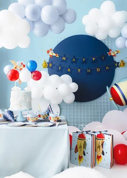 Banner - Happy Birthday - Flygplan Banner - Happy Birthday - Flygplan