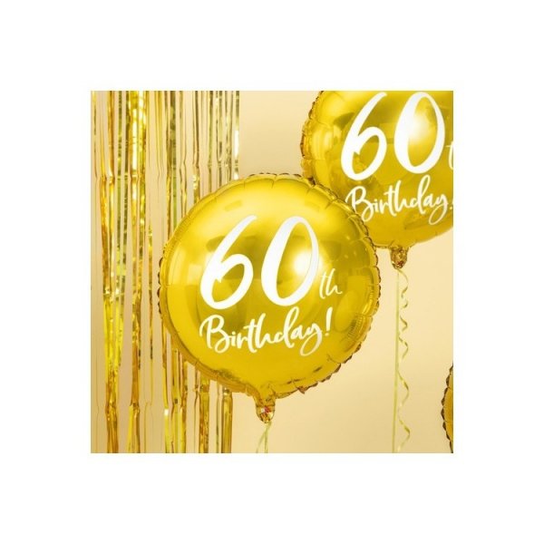 Folieballong Guld 60 �r