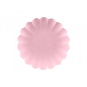 �teranv�ndbara tallrikar - Ljusrosa - 4-pack