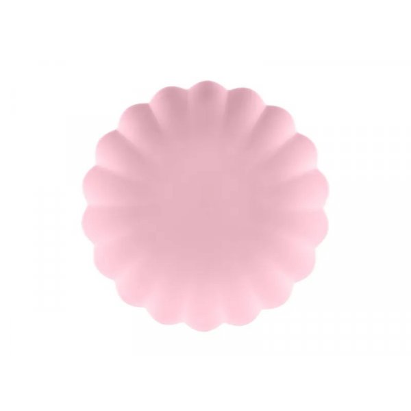 �teranv�ndbara tallrikar - Ljusrosa - 4-pack