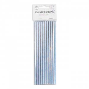 Papperssugr�r - Regnb�gsskimrande - 20-pack
