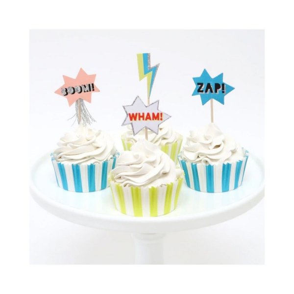 Cupcake Kit Superhj�ltar - Meri Meri