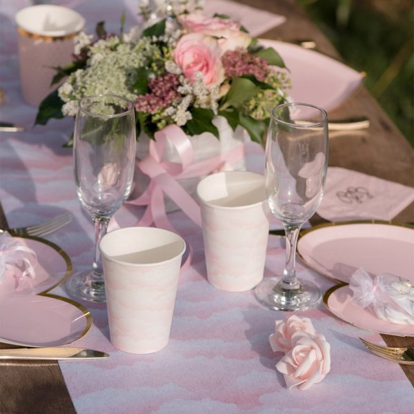 Bordslpare - Moln - Ljusrosa