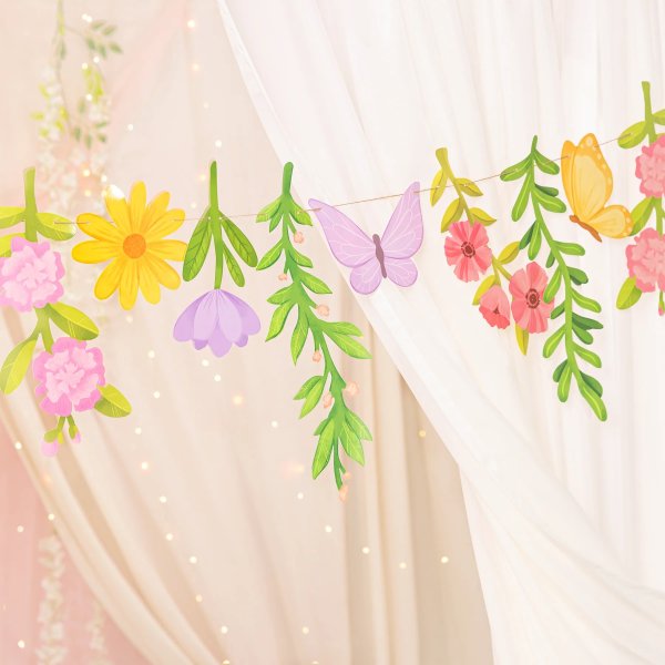 Blomstergirlang - Fairy / �lva - 210 cm