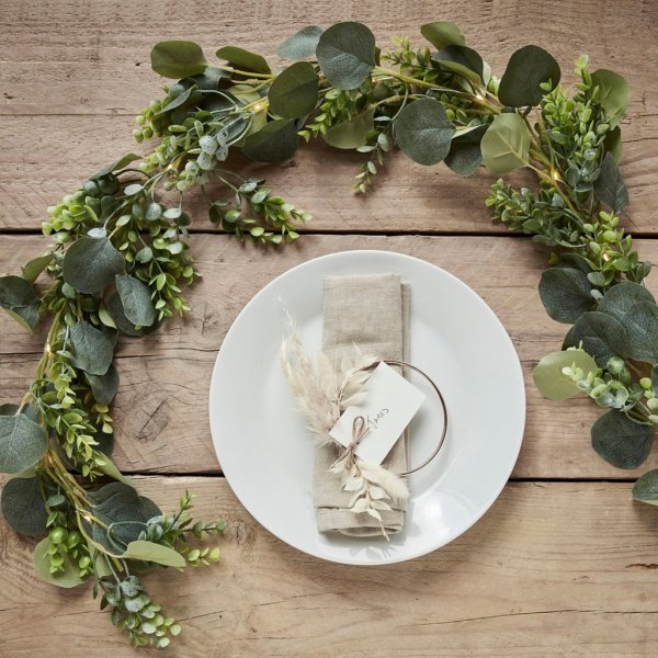 Girlang med belysning - Botanical