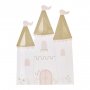 Papptallrikar - Slott - Prinsesskalas - 8-pack