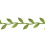 Girlang - Gr�na blad - 3 m
