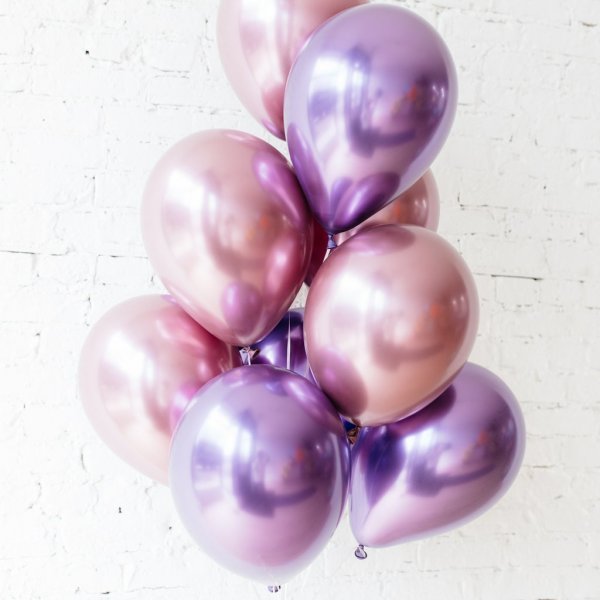 Chromeballonger - Mörkrosa - 25 st Chromeballonger - Mörkrosa - 25 st