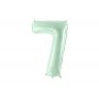 Sifferballong 0-9, pastellf�rgad gr�n 72cm