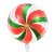 Folieballong - Candy Swirl - Christmas Mix