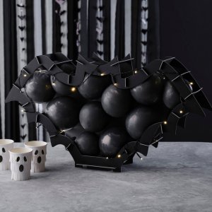 Ballongst�ll med ljusslinga - Fladdermus