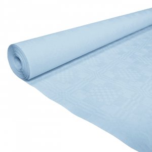 Bordsduk - Papper - Ljusbl� - 119 cm bred - 100 meter