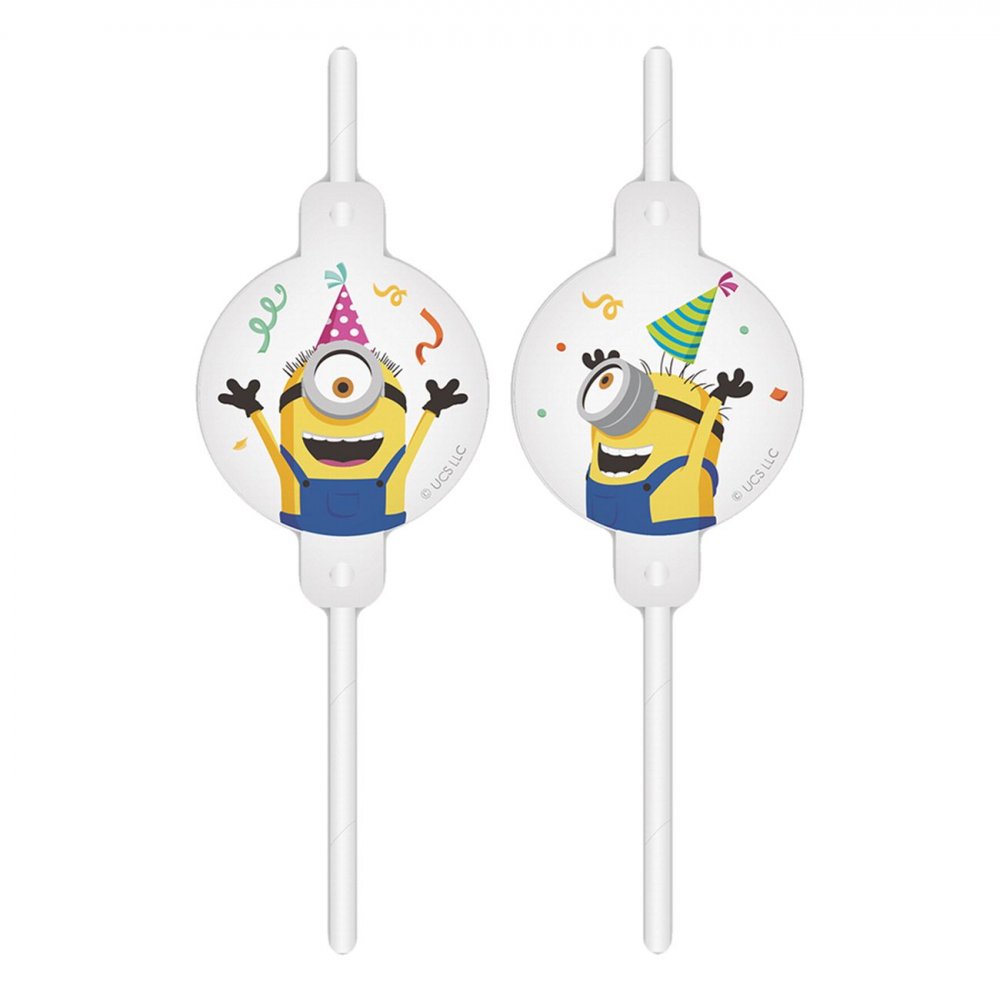 Sugrör – Minions – 4-pack – Minions