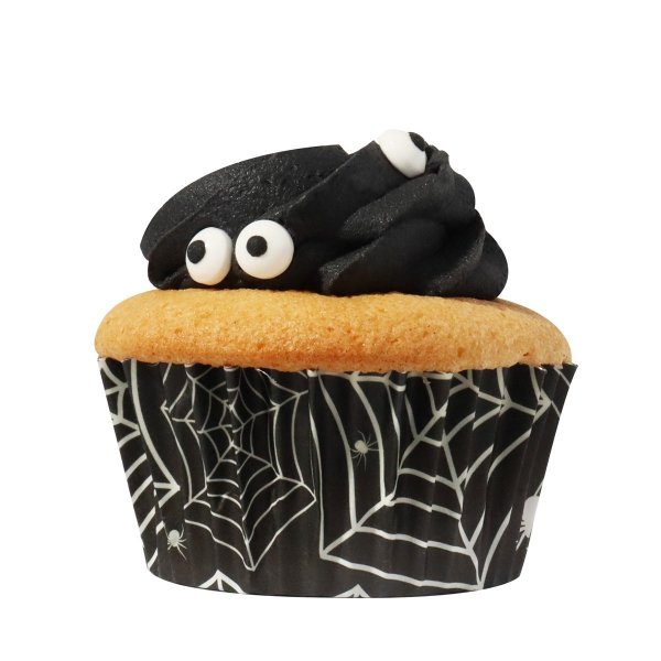 Muffinsformar - Folie - Halloween - Spindelnt - 30-pack - PME