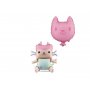 Folieballong - Gabby\\\'s Dollhouse - Baby Box med kattballong - 43 x 46 cm