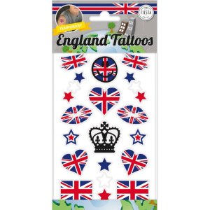 Tatueringar - Storbritannien -  Union Jack - 8-pack