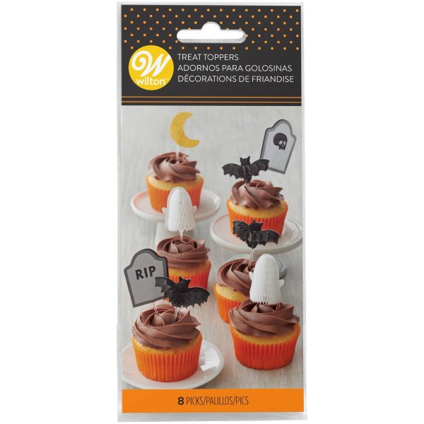 T�rtdekorationer Halloween - 8-pack
