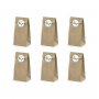Pappersp�sar Bruna 6-pack med etikett
