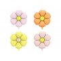 Folieballonger - Blommor - 4 st - 45 cm
