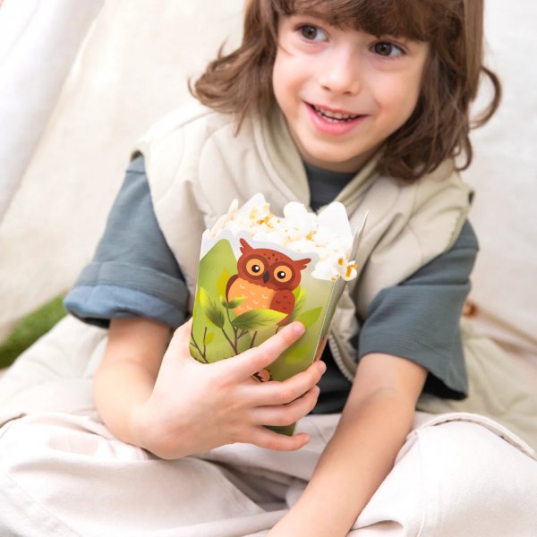 Popcornbägare - Skogens vänner - 6-pack Popcornbägare - Skogens vänner - 6-pack