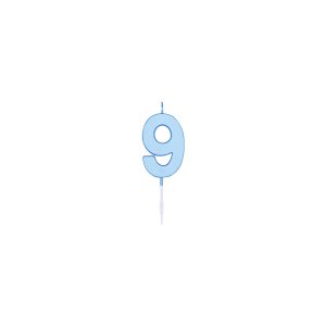 T�rtljus - Pastellbl�tt - Nr 9 - 4,5 cm
