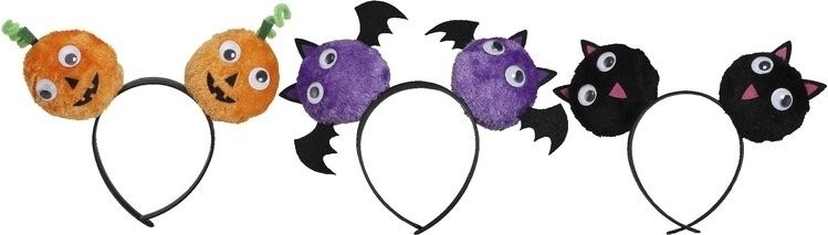 Diadem – Be Witched – Färg: Orange (pumpa) – Halloweenutklädnad, Halloween