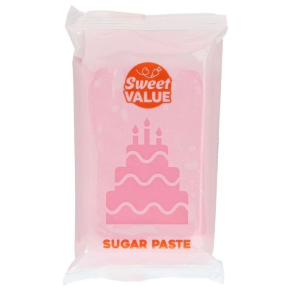 Sugarpaste/Sockerpasta - Rosa - Sweet Value - 200 g