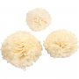 Pom pom 3-pack Kr�mvita