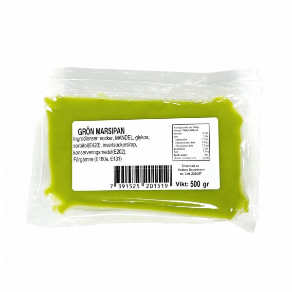 Marsipan Grön - 500g - Örebro Bagerivaror Marsipan Grön - 500g - Örebro Bagerivaror