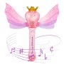 S�pbubbelmaskin Prinsessstav med vingar och ljus 35 x 36,5 x 10 cm - Set