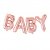 Ballonggirlang - Baby - Rosguld