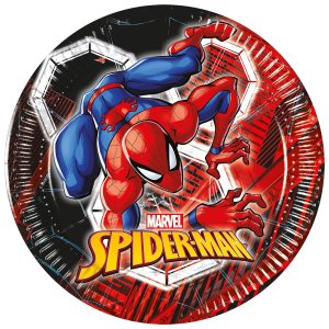 Papptallrikar - Spiderman - 20 cm - 8-pack Papptallrikar - Spiderman - 20 cm - 8-pack