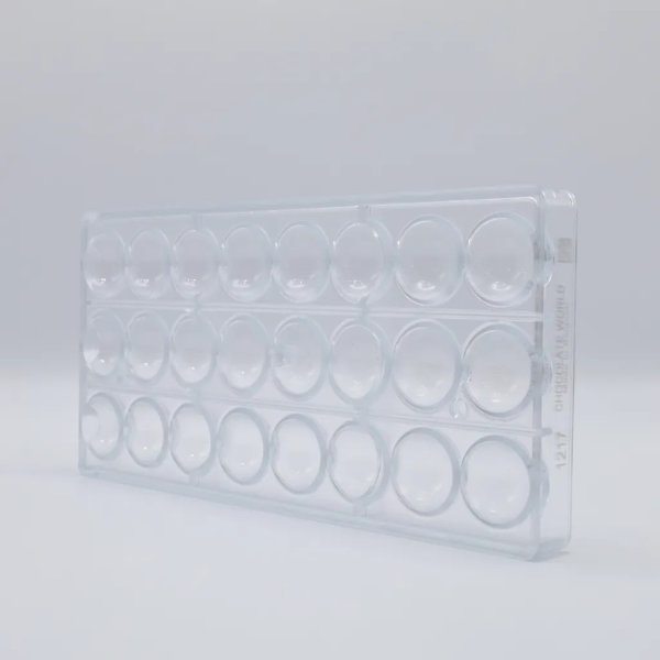 Pralinform - CW1217 Halvklot - 3 cm - Chocolate World Pralinform - CW1217 Halvklot - 3 cm - Chocolate World