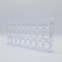 Pralinform - CW1217 Halvklot - 3 cm - Chocolate World Pralinform - CW1217 Halvklot - 3 cm - Chocolate World