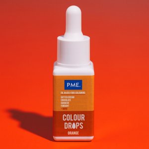 PME Colour Drops - Oljebaserad livsmedelsf�rg - Orange - 20 ml