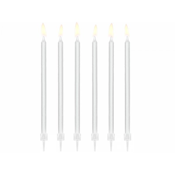 F�delsedagsljus/T�rtlhus - Vita - Sl�ta - 14 cm - 12-pack