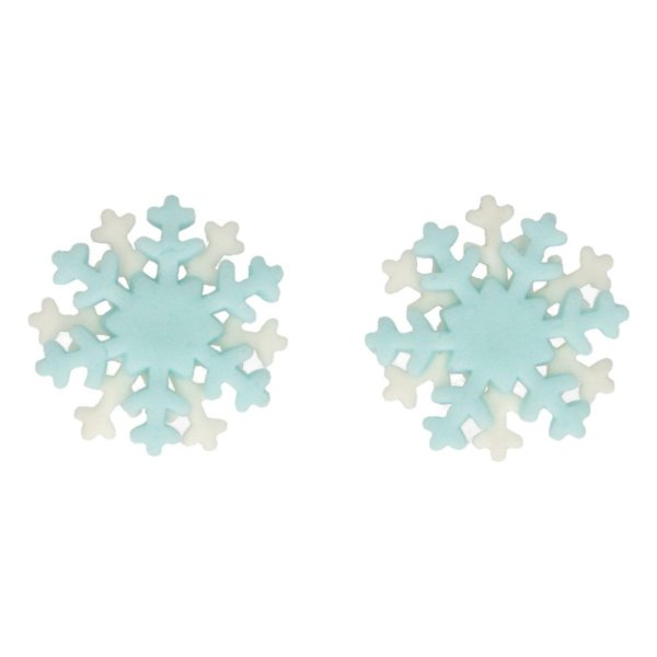 Sockerdekorationer Sn�flingor, 6-pack