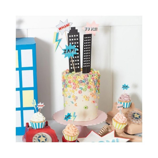 Cupcake Kit Superhj�ltar - Meri Meri