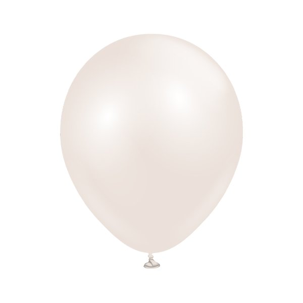 Ballonger enf�rgade - Premium 45 cm - Aura Beige Cream - 5-pack