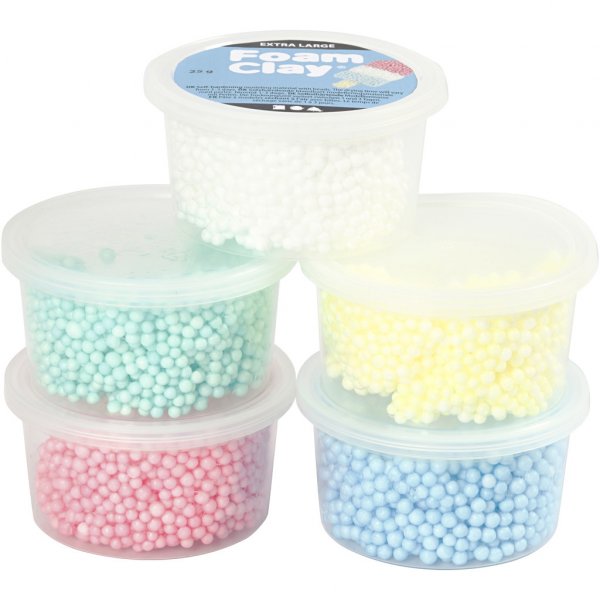 Foam Clay XL - 5-pack - Pastell Foam Clay XL - 5-pack - Pastell