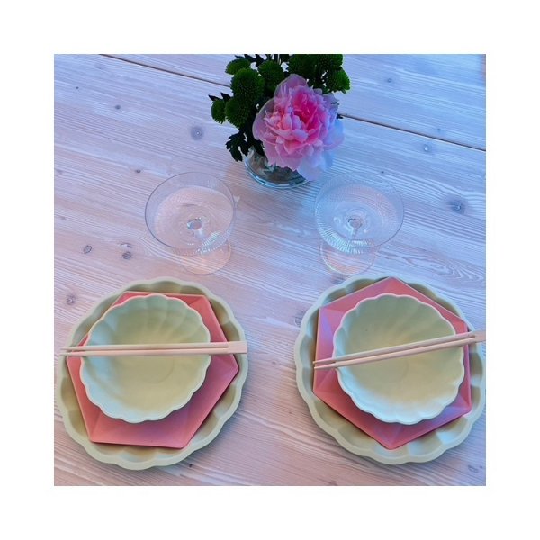 Tallrikar Aprikos Rund, Vert Decor