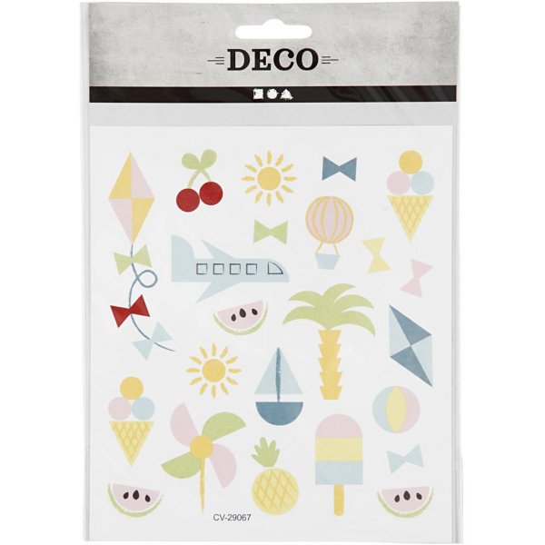 Klistermrken - Sommarlov - 15x16,5 cm