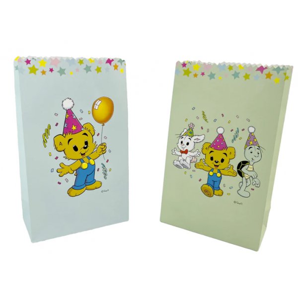 Godisp�se /Fiskedammsp�se 12x20cm - 8st - Bamse Party