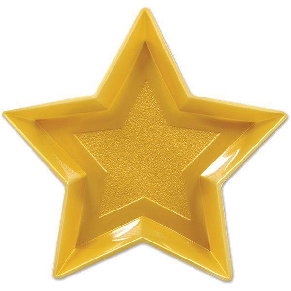Serveringsfat - Guldstjrna