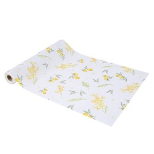 Bordsl�pare i tyg - Gr�n - 28 cm x 5 m
