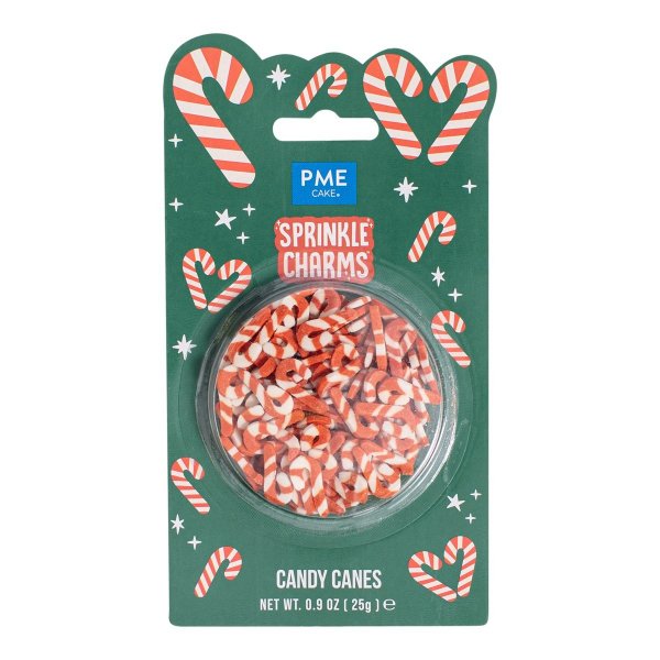 Strössel - Jul - Candy canes - 25 g - PME Strössel - Jul - Candy canes - 25 g - PME